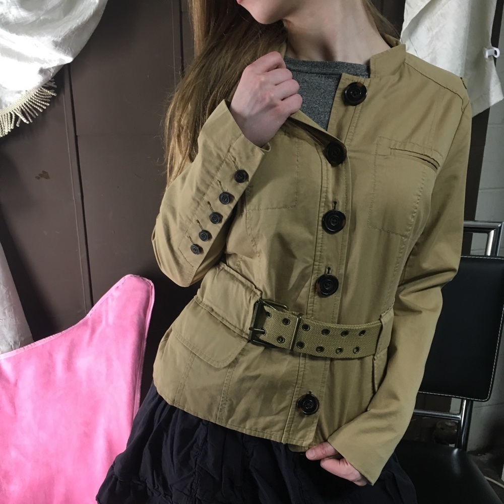Super Posh Relativity Khaki Jacket w/Button Detail